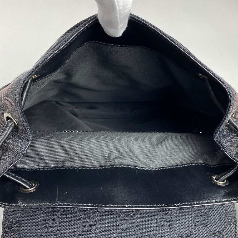 Gucci GG patterned backpack bag GG canvas brown black - Picture 7 of 7